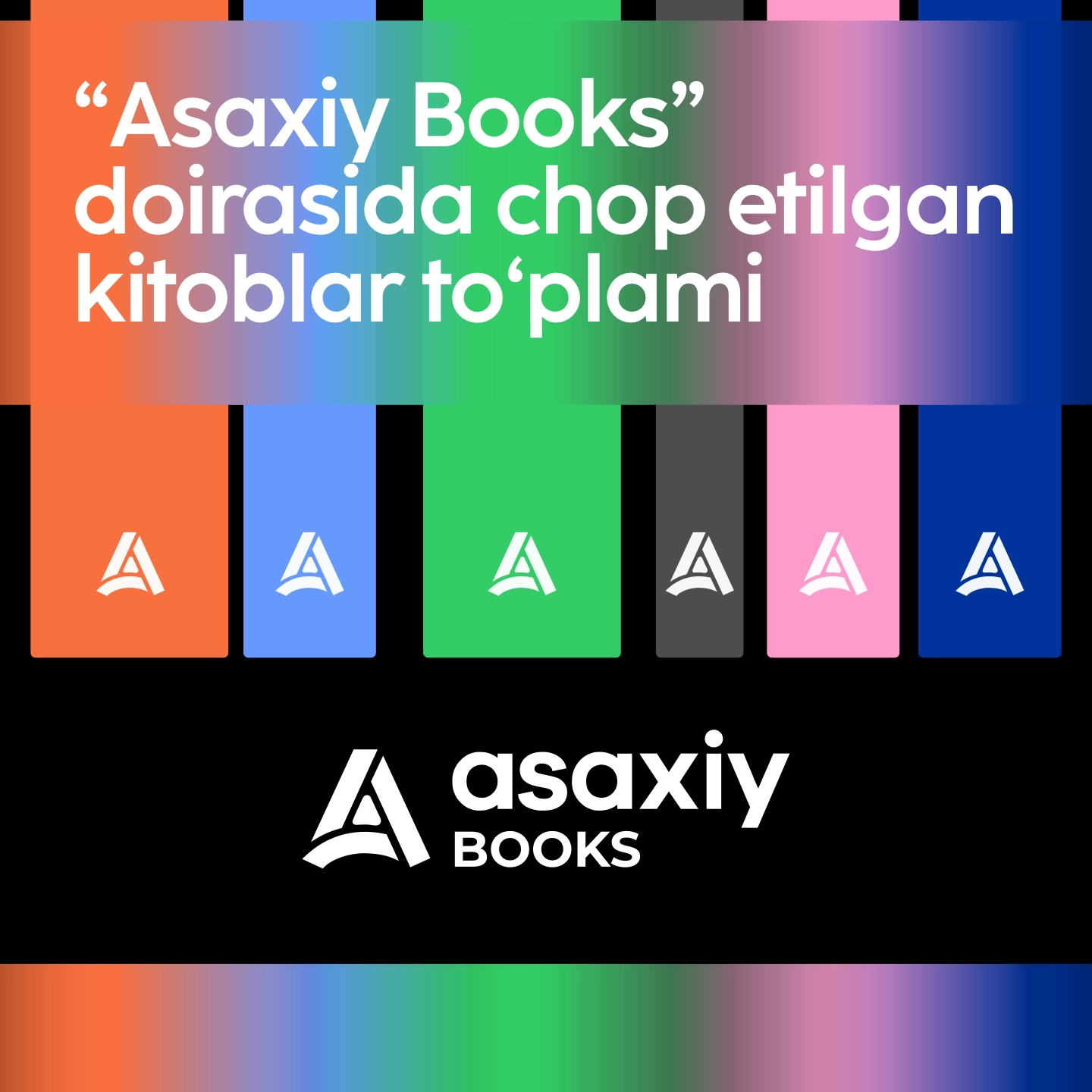 "Asaxiy Books" doirasida chop etilgan kitoblar to'plami sotib olish