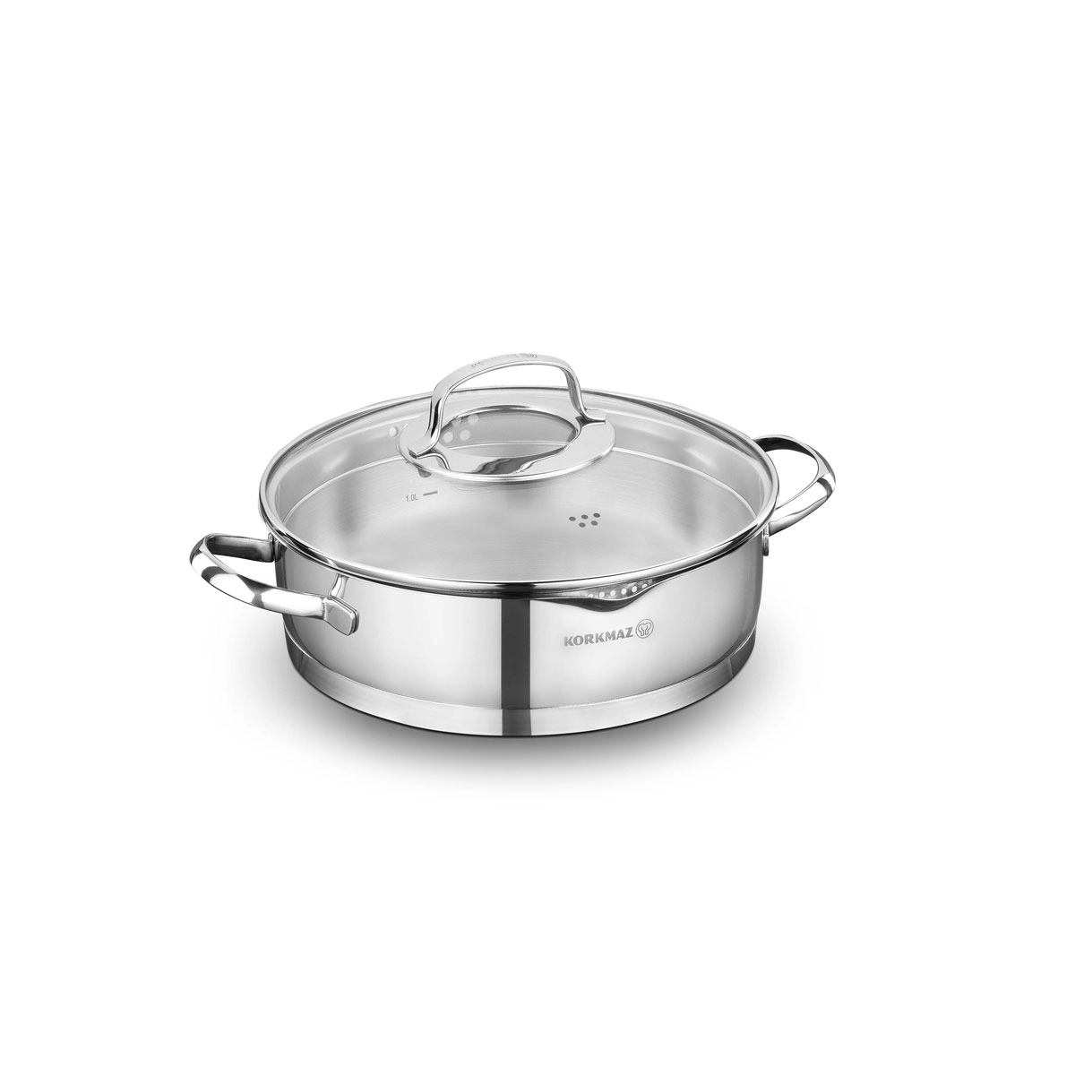 Korkmaz Steama Low Casserole kastryuli A1994 sotib olish