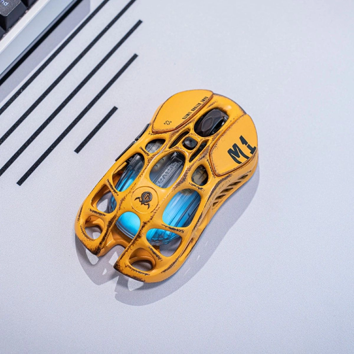 Simsiz o'yin sichqonchasi GravaStar Mercury M1 Pro, Cyberpunk Yellow onlayn