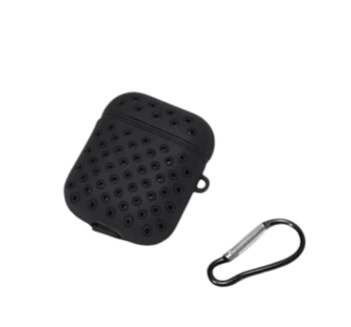 Airpods 1/2 Hang Silicone CH0456 qora g'ilof sotib olish