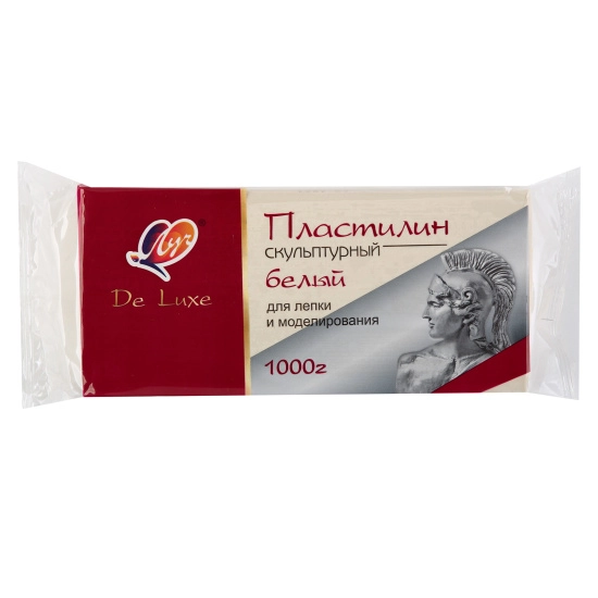 Пластилин скульптурный Луч, белый купить