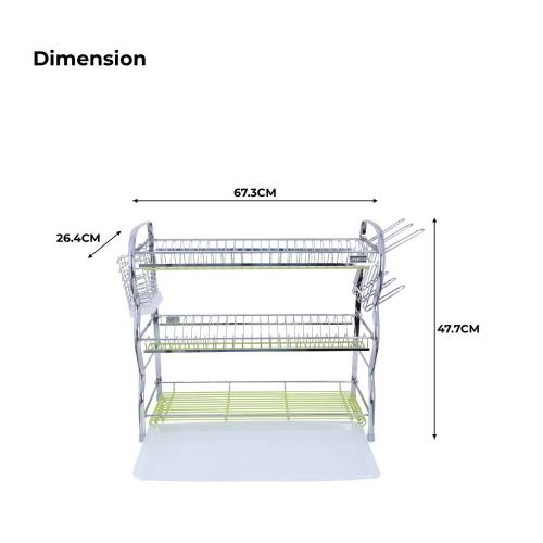 3 qavatli Lifesmile idish quritgichi arzon
