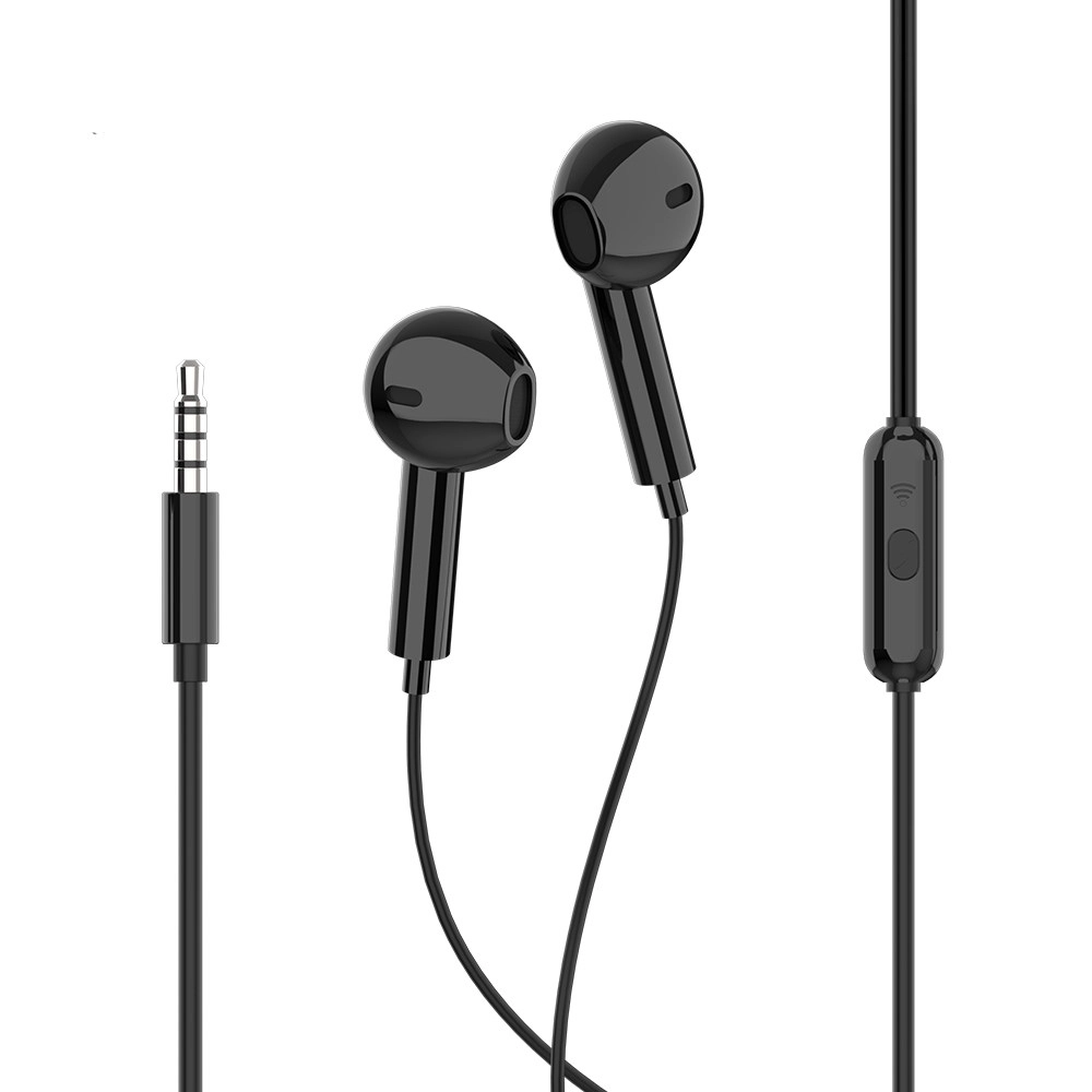 Проводные наушники Inkax AE-01D Stereo Half-in-ear Wired Headphones, Black купить