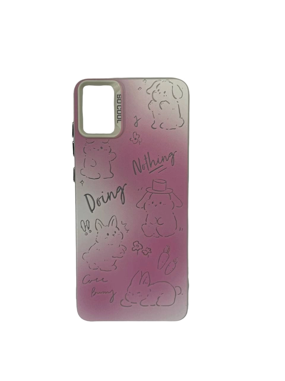 Чехол для Samsung A05 розового цвет с необычным дизайном купить