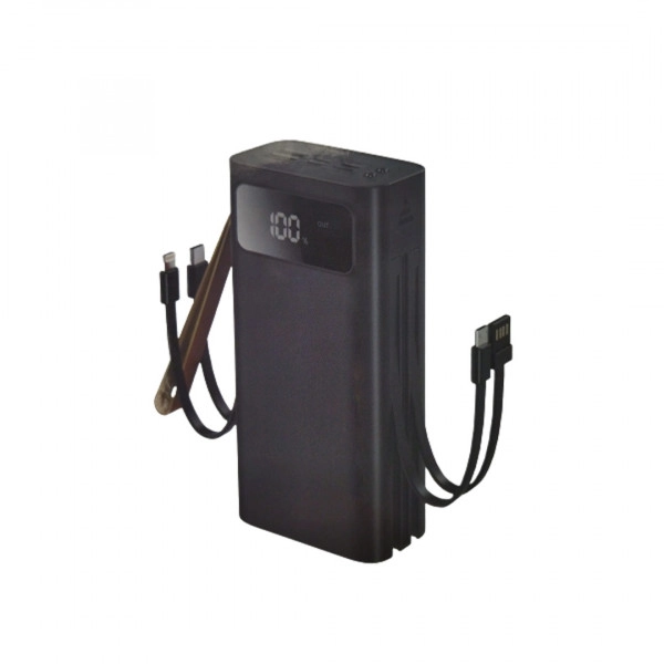Powerbank XO PR142 UMB with cable 30000mAh  Black sotib olish