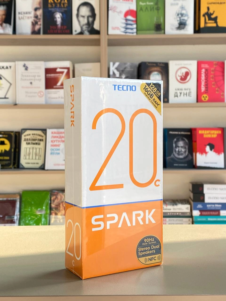 TECNO Spark 20C 8/128GB Gravity Black Smartfoni yetkazib berish