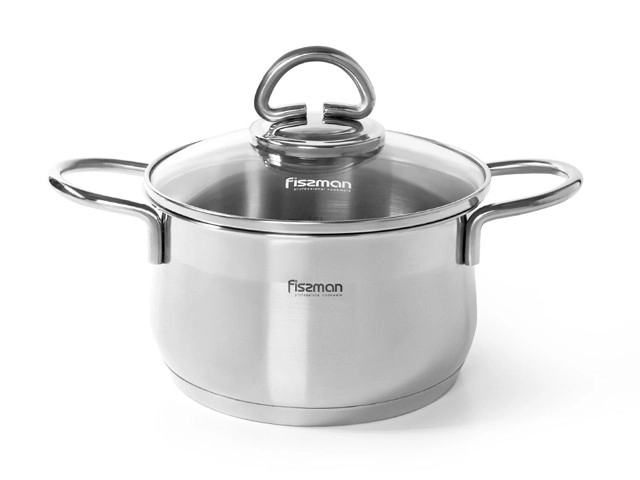 Кастрюля MONICA 16x9,5 см /1,9 л со стеклянной крышкой купить