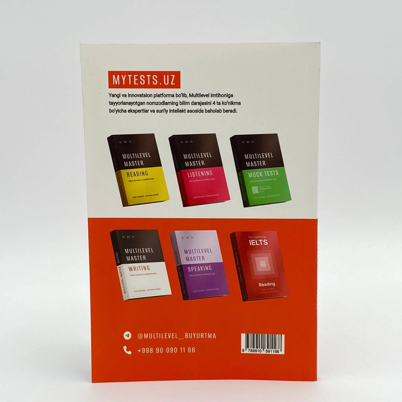 Yusuf Mirjonov, Jaloliddin Qutimov: Multilevel master. Mock tests 2 bo'lib to'lash