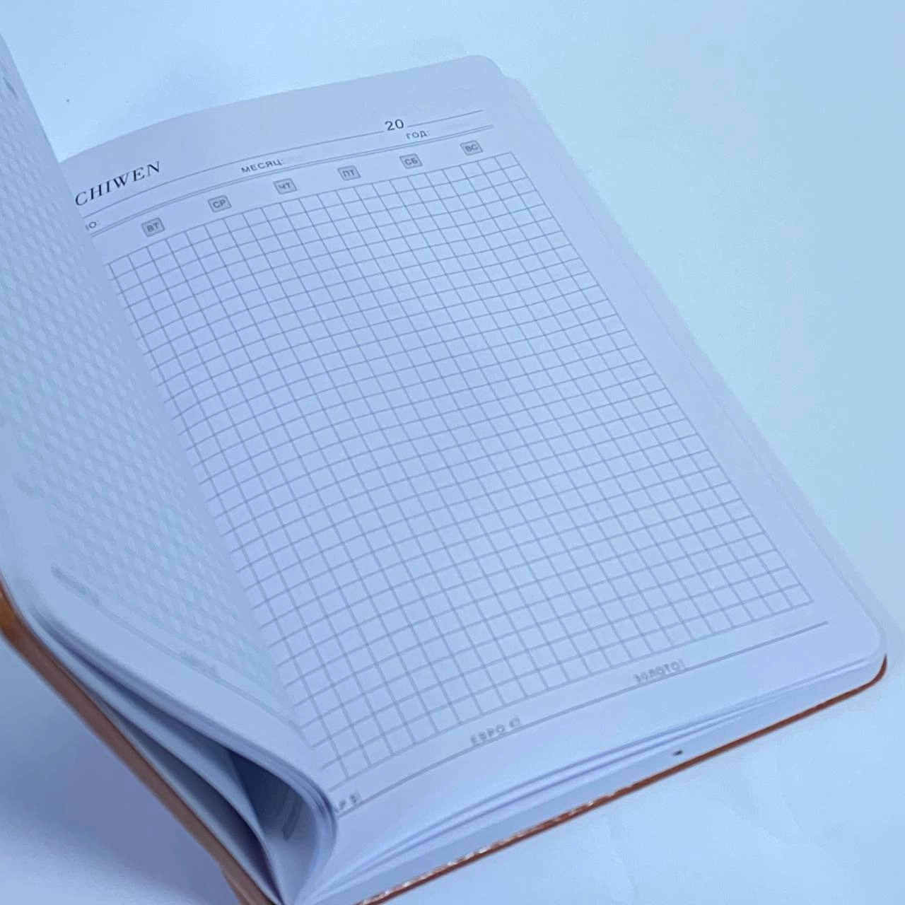 Блокнот с калькулятором 7666 (100 листов) коричневый в Узбекистане