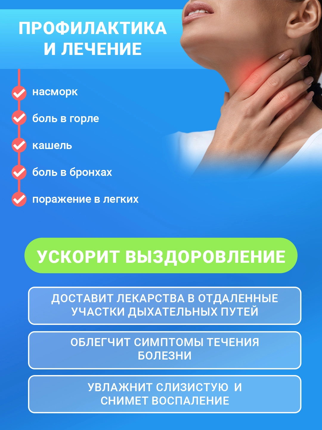 Ингалятор, Mesh небулайзер, ручной, бесшумный для взрослых и детей характеристики