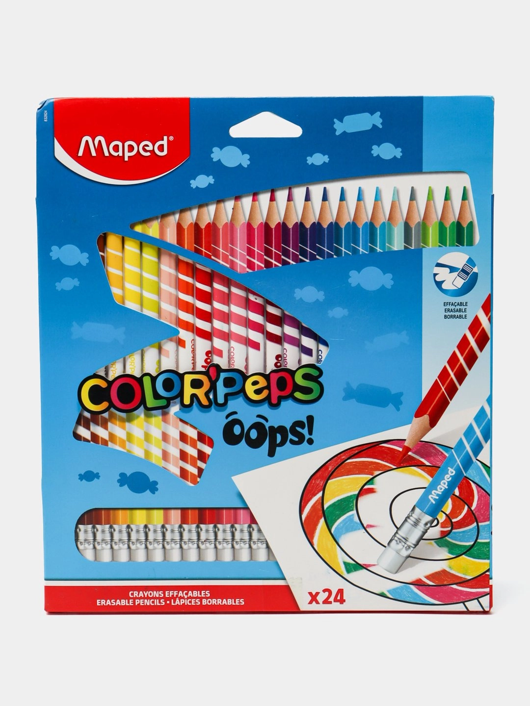 Цветные карандаши Maped "COLOR'PEPS OOPS" 24 цветов купить