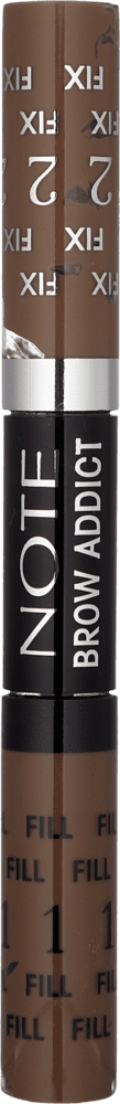 NOTE BROW ADDICT TINT & SHAPING GEL 02 (5 ml+5 ml) qosh uchun tint O'zbekistonda
