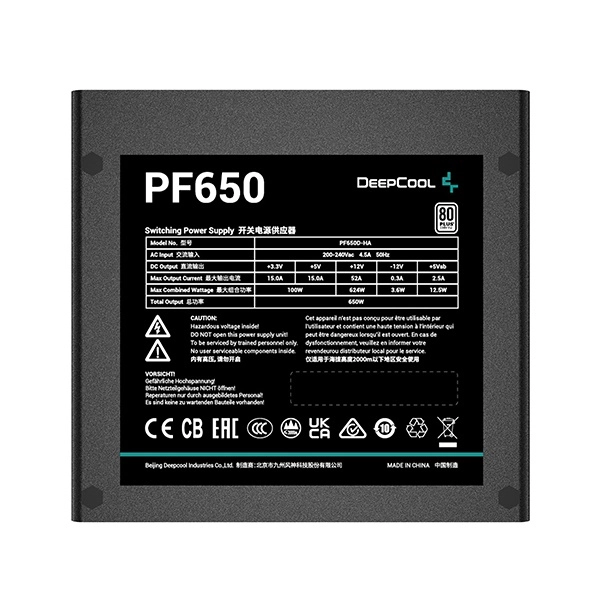 Блок питания DEEPCOOL PF650 в Узбекистане