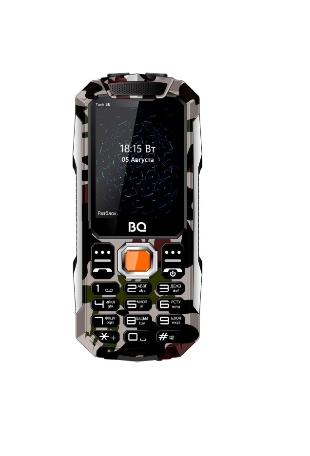 Телефон BQ 2432 Tank SE (Black,Camouflage,Military Green) цена