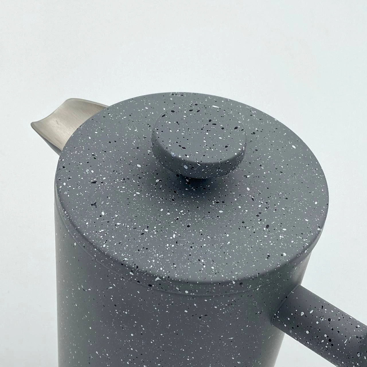 Royal home tableware & more 2004 Kofe va choy uchun pressli choynak 1L (marmar kulrang) arzon