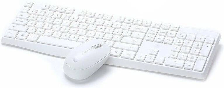 Комплект беспроводной клавиатуры и мыши Hp CS10 цвет белый недорого