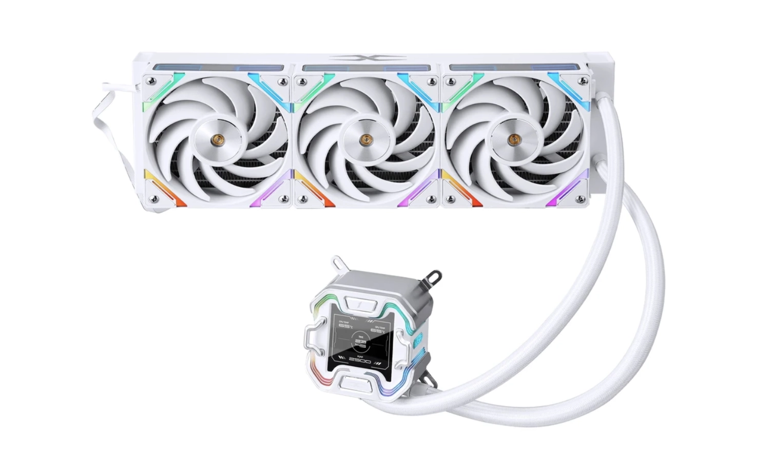 Кулер для процессора 1STPLAYER X-360, White недорого