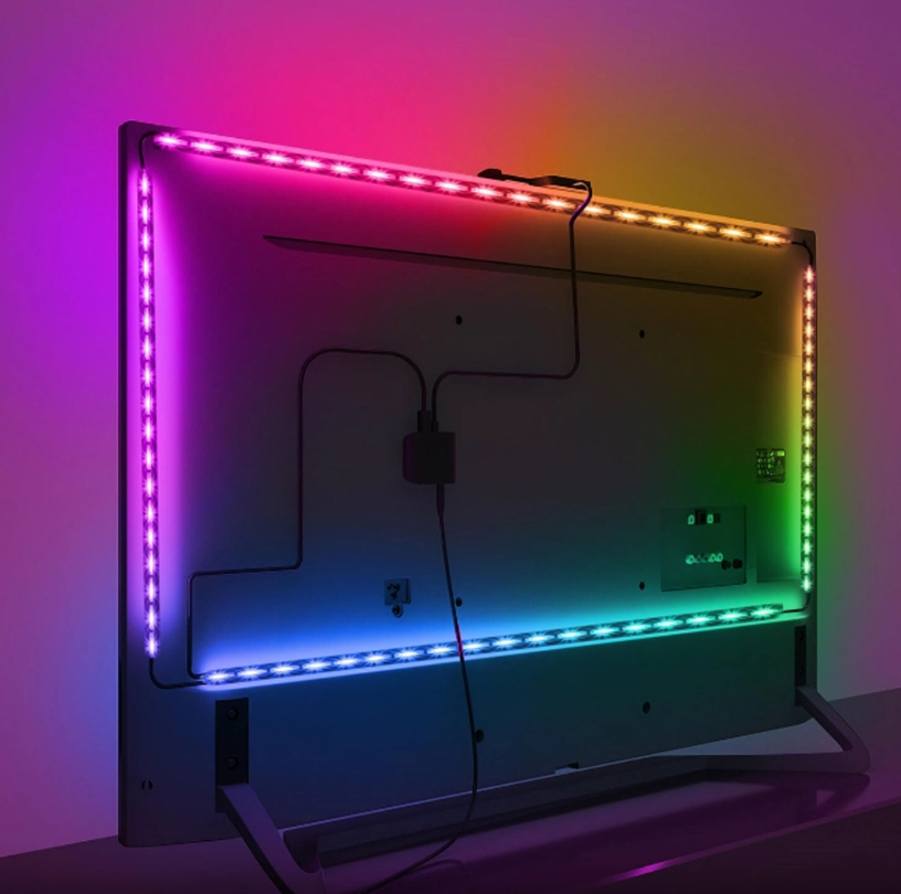 Govee H6199 DreamView T1 Televizorning orqa yorug'ligi 55-65'' RGB qora O'zbekistonda