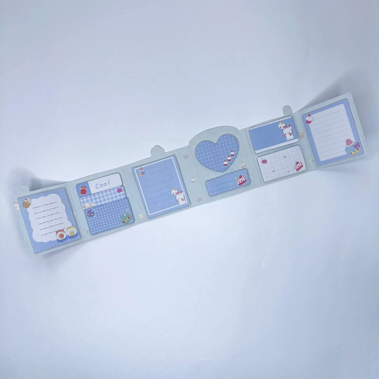 Стикеры для заметок Буклет (синий) недорого