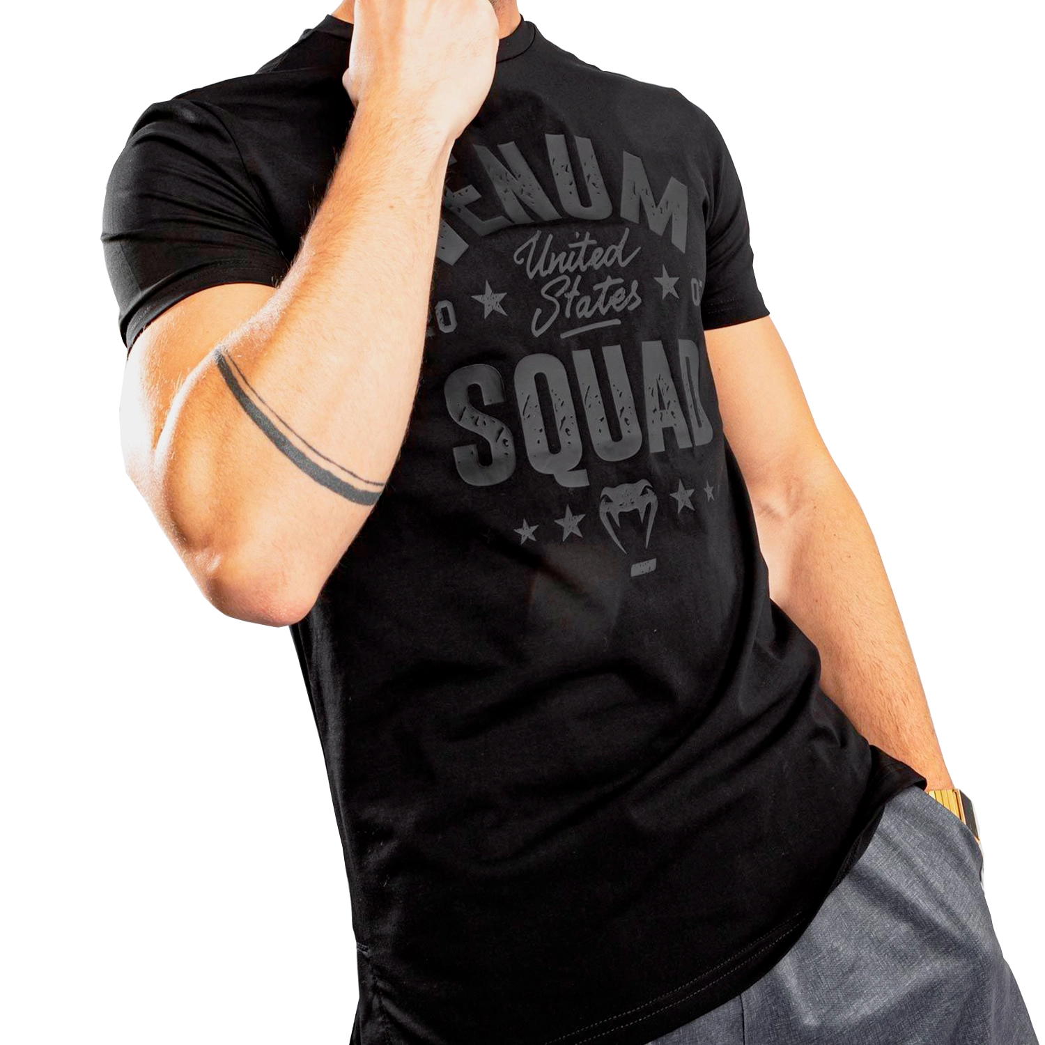 PowerGym Venum 271304 qora rangli futbolkasi arzon