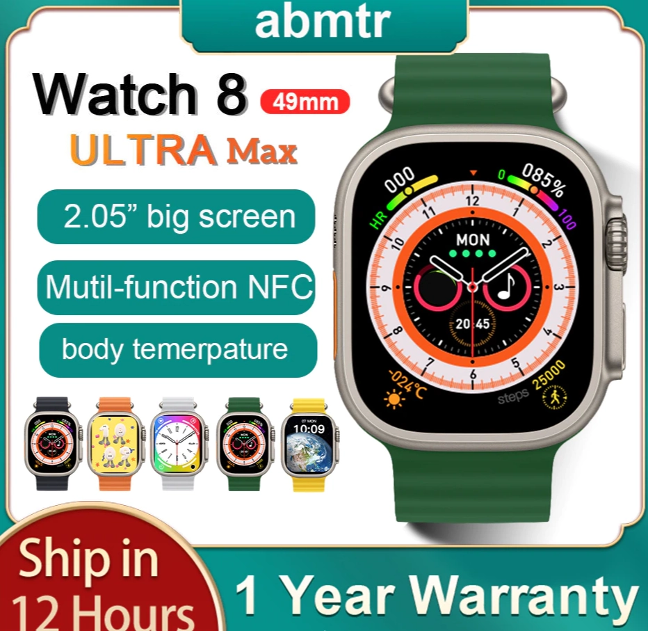 HW8 Ultra Max White smart-soati (49 mm) onlayn