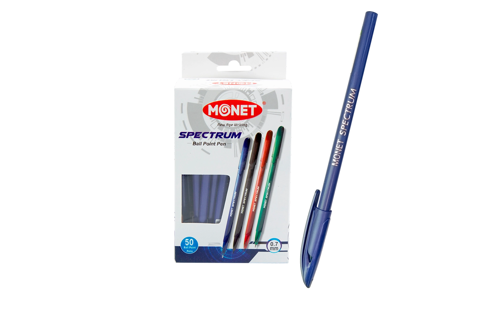 Monet sharikli ruchkasi Spectrum (dona) - rasm №2 Monet sharikli ruchkasi Spectrum (dona) sotib olish