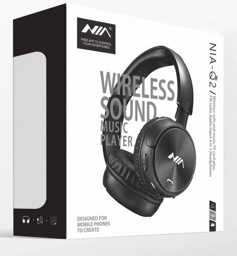 Nia Q2 Black simsiz quloqchini O'zbekistonda