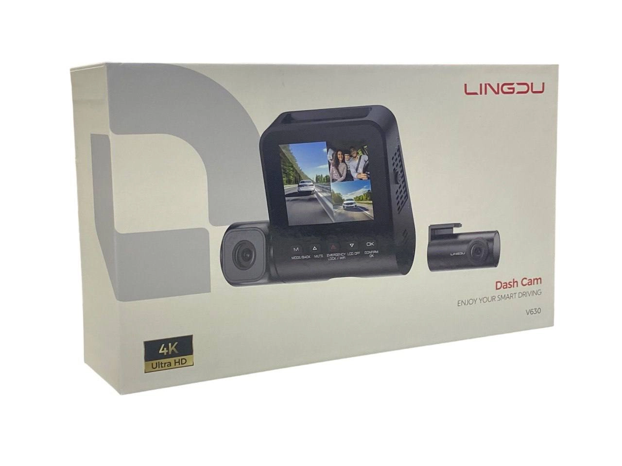LINGDU V630 3 Kamerali 4K Video Registrator arzon