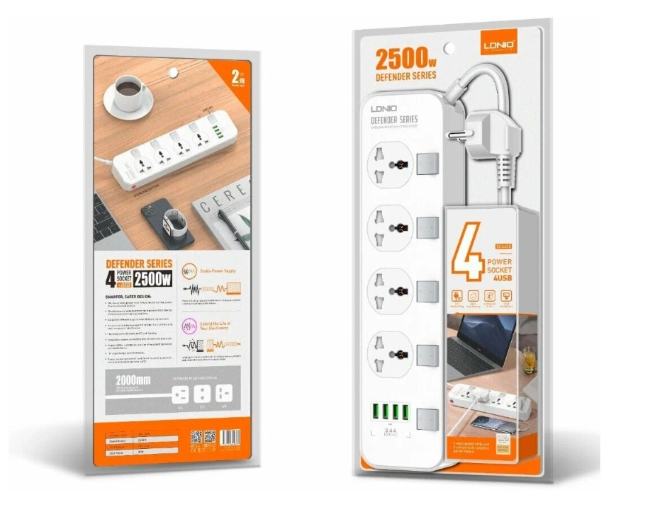 Удлинитель LDNIO SC4408 , White цена