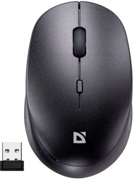 Беспроводная мышь Defender MB-027 черный в Узбекистане