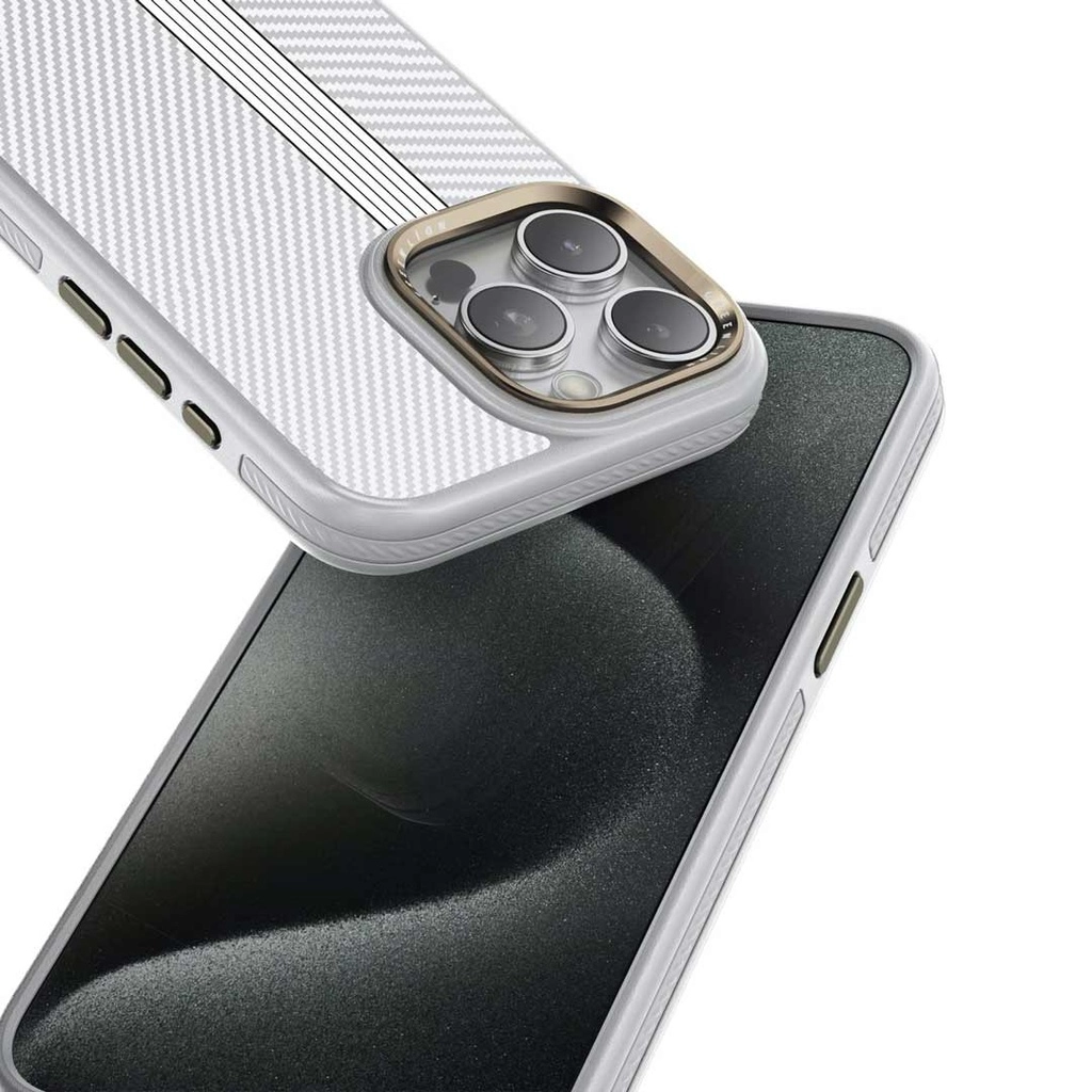 Чехол Green Lion Kevlar Designo для iPhone 15 Pro Titanium недорого