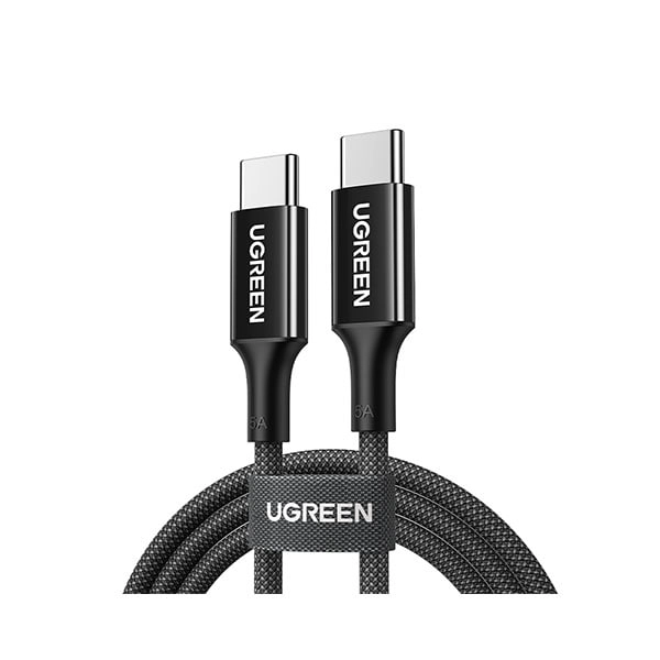 UGREEN US557 USB-C to USB-C Charger Cable 100W kabeli(1M) Black arzon