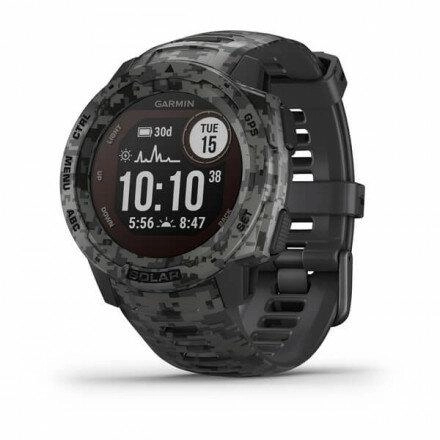 Умные часы Garmin Instinct Solar Graphite онлайн
