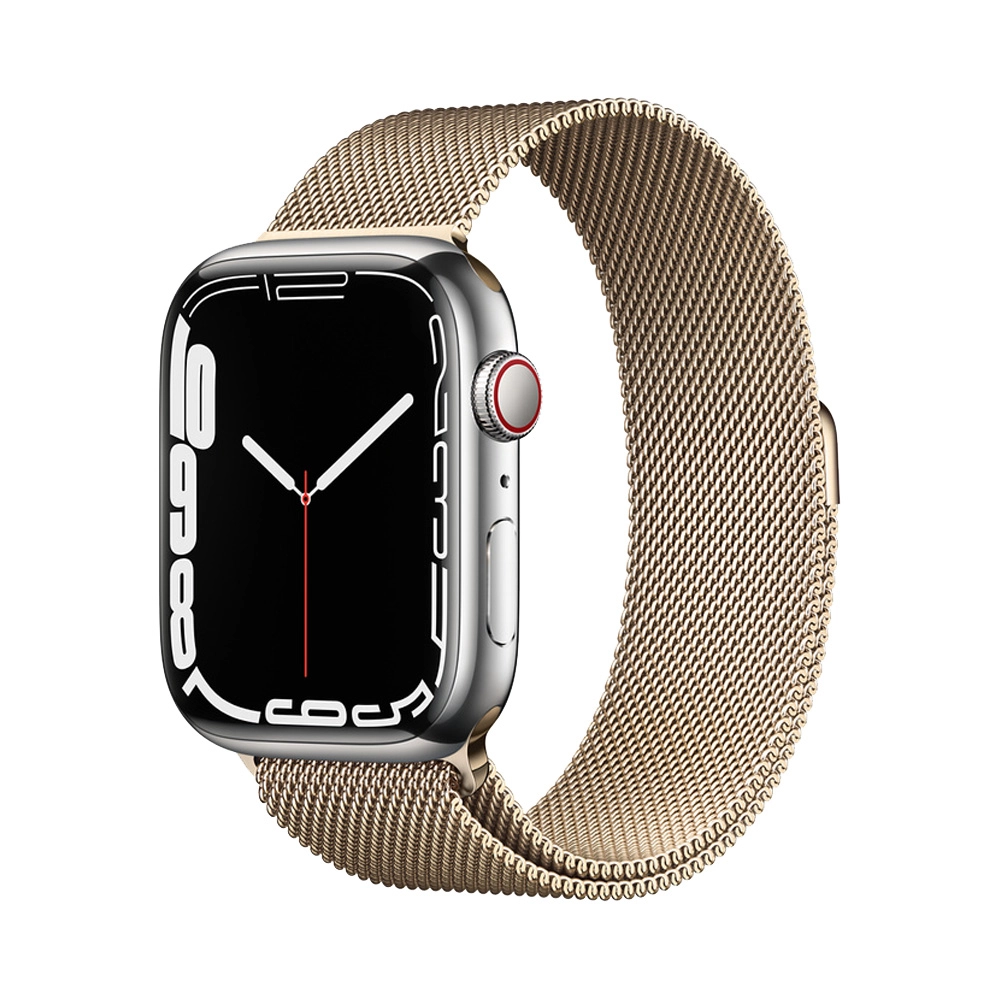 Смарт часы Apple Watch Series 7/45mm Milanese Gold купить