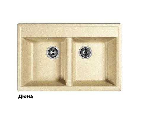 Кухонная мойка Dr. Gans "Астра 780" (Белый, Дюна, Латте, Серый, Терра, Терракота, Черный) онлайн