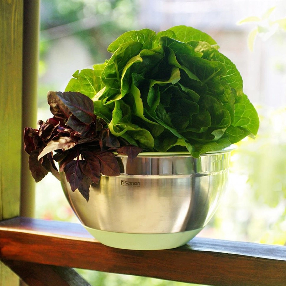 Fissman zanglamas po‘latli idishi, 24x13,5 sm, 4.5 l (yashil) onlayn