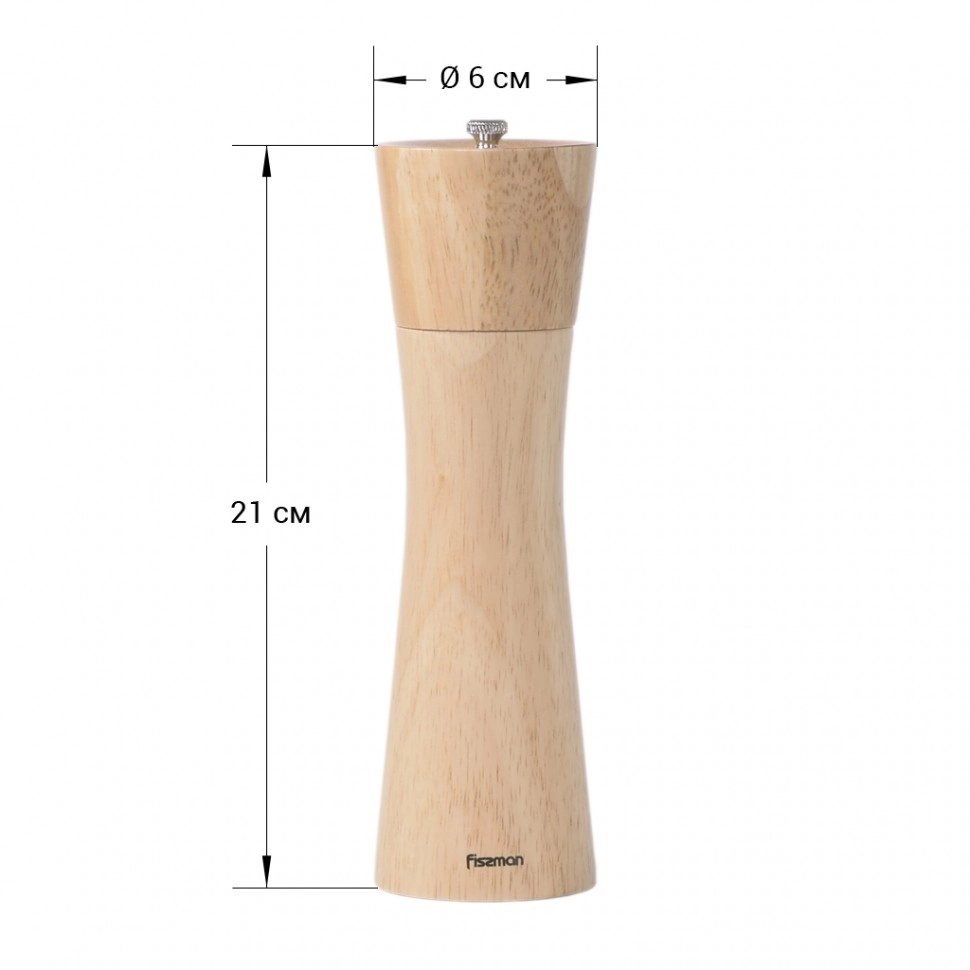 Fissman tuz va qalampir shaklli maydalagichi 21x6 sm (yog‘och korpus) onlayn