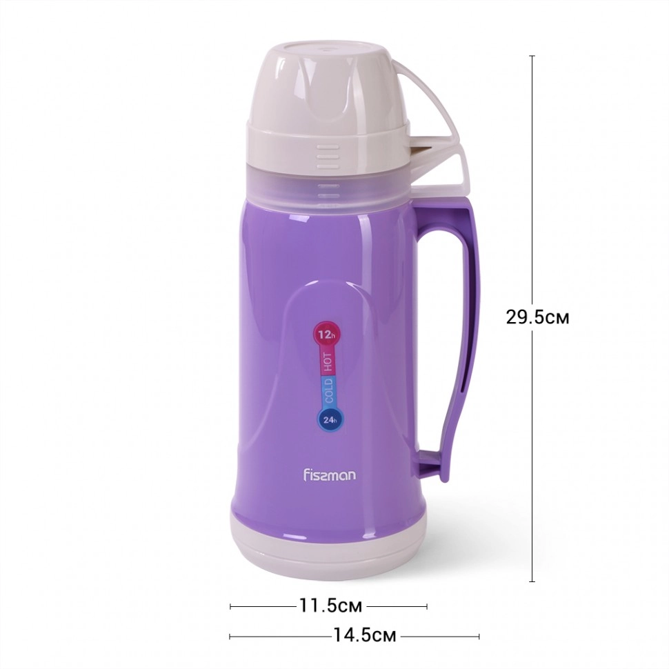 Fissman Sirena termosi, 1000 ml (shisha kolbali plastik korpus) onlayn