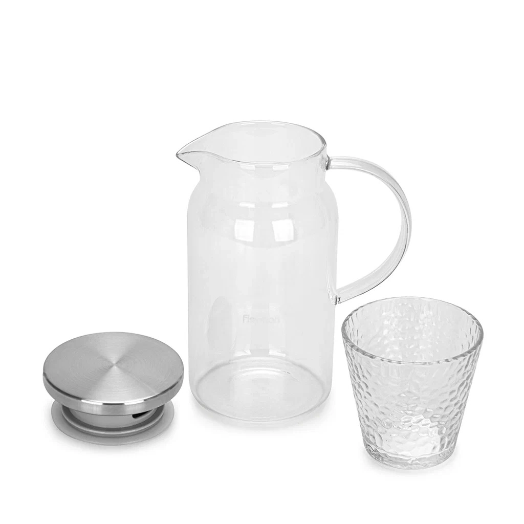 Fissman 4 kishi uchun 5 ta buyumdan iborat ichimlik uchun to‘plami, shisha onlayn