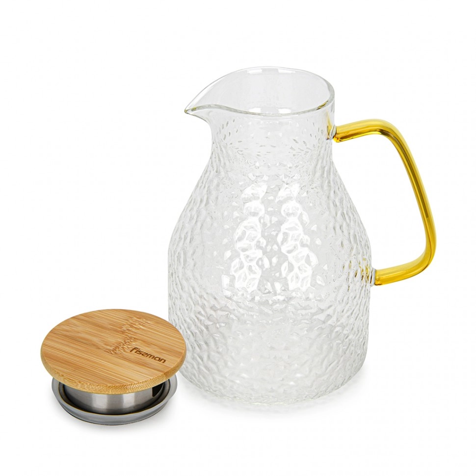 1500 ml filtrli issiq va sovuq ichimliklar uchun Fissman ko'zasi (issiqlikka chidamli shisha) onlayn