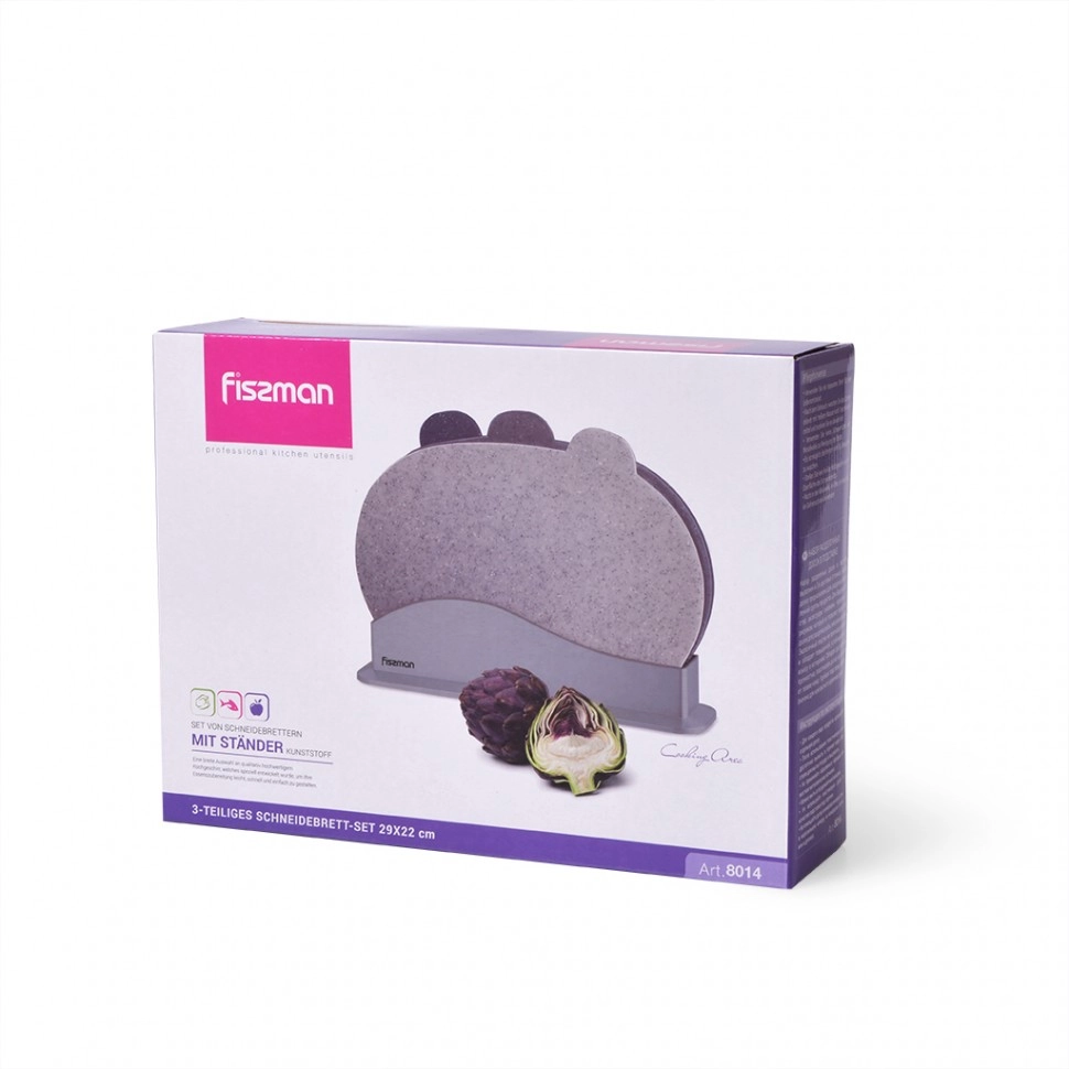 Набор разделочных досок Fissman 29х22 см 3 шт, 8014 онлайн
