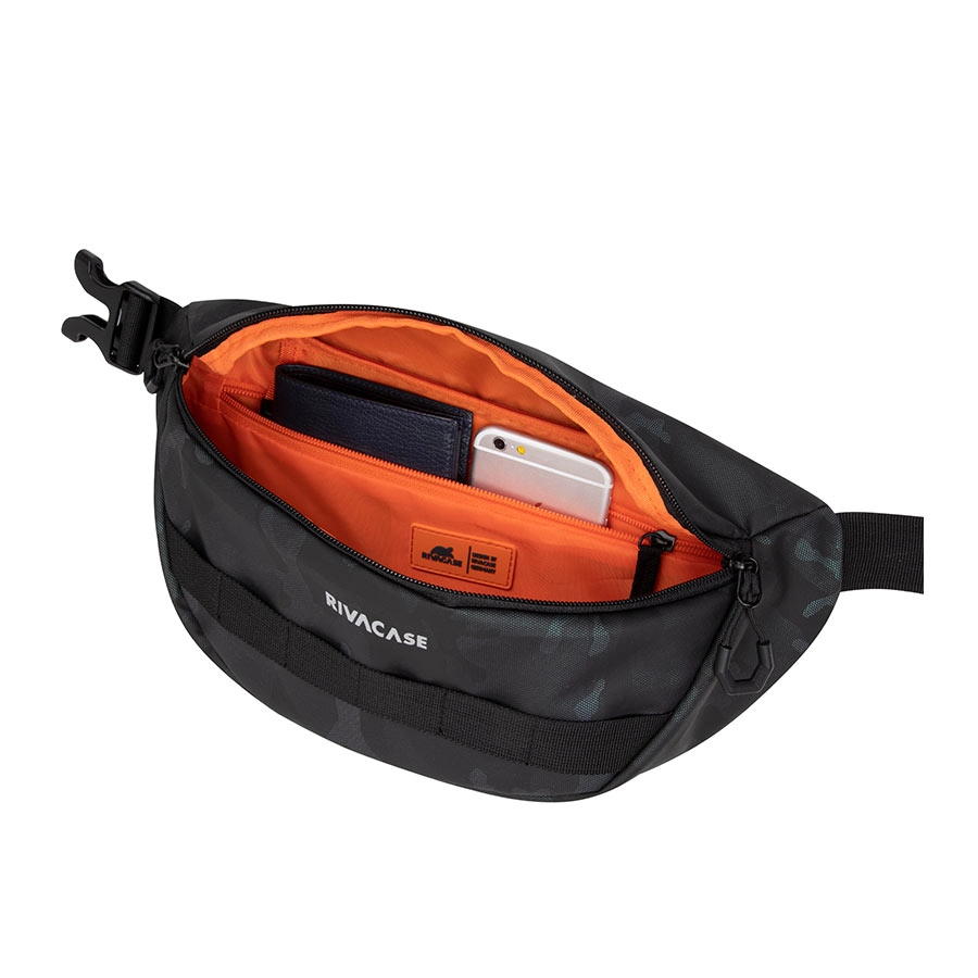 Rivacase 7614 Navy camo mobil qurilmalar uchun bel sumkasi arzon