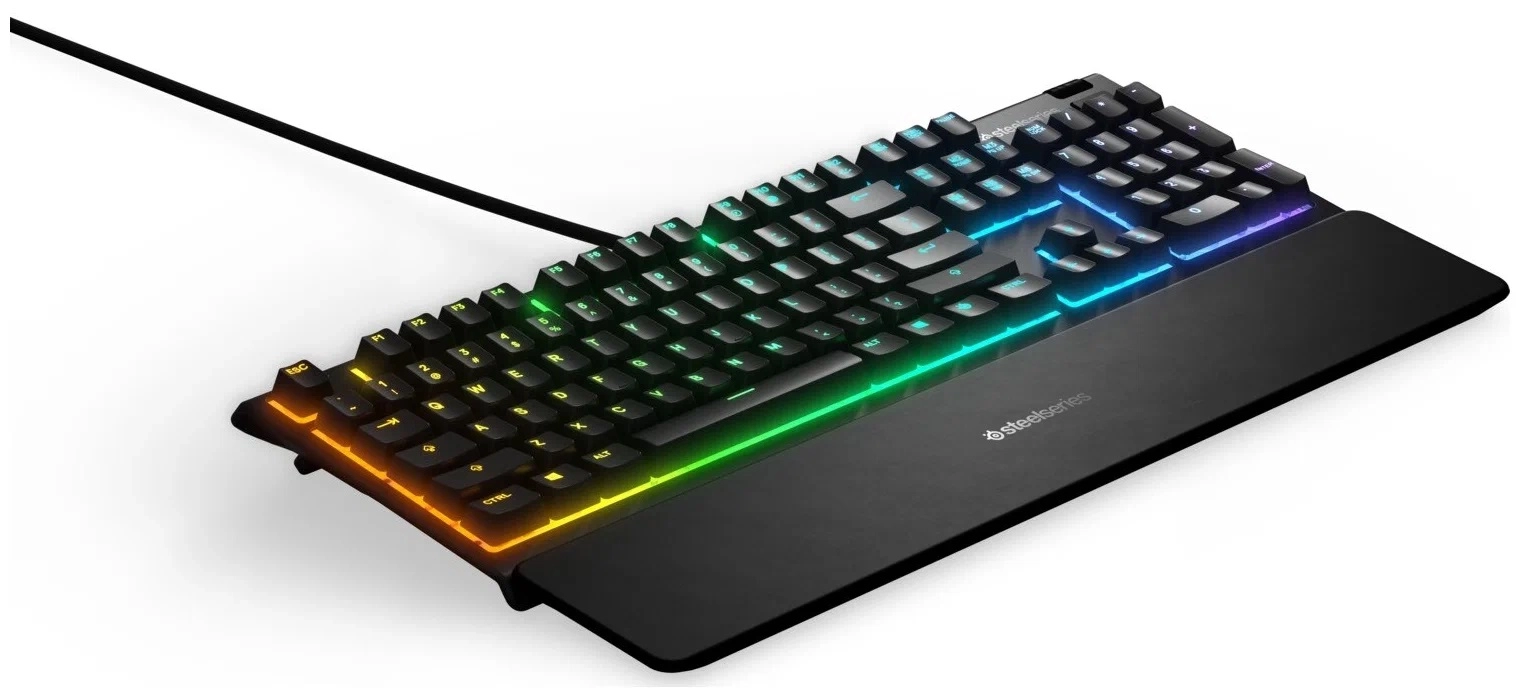 SteelSeries Apex 3 Gaming Keyboard Whisper Quiet Switches RU klaviaturasi - rasm №5 SteelSeries Apex 3 Gaming Keyboard Whisper Quiet Switches RU klaviaturasi onlayn