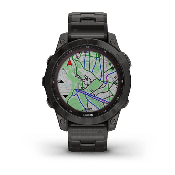 Смарт часы Garmin FENIX 7 Sapphire Solar Edition Carbon Grey DLC Titanium with Carbon Grey DLC Vented Titanium Band онлайн