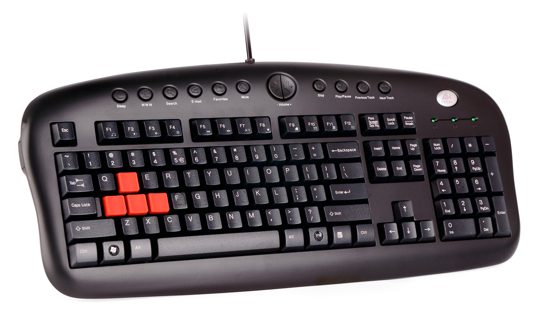 A4Tech KB-28G Black USB klaviaturasi arzon
