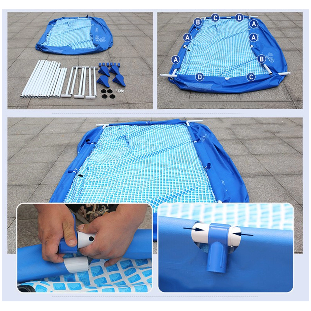 Каркасный бассейн Intex Rectangular Frame 300х200х65см 28284 рассрочка