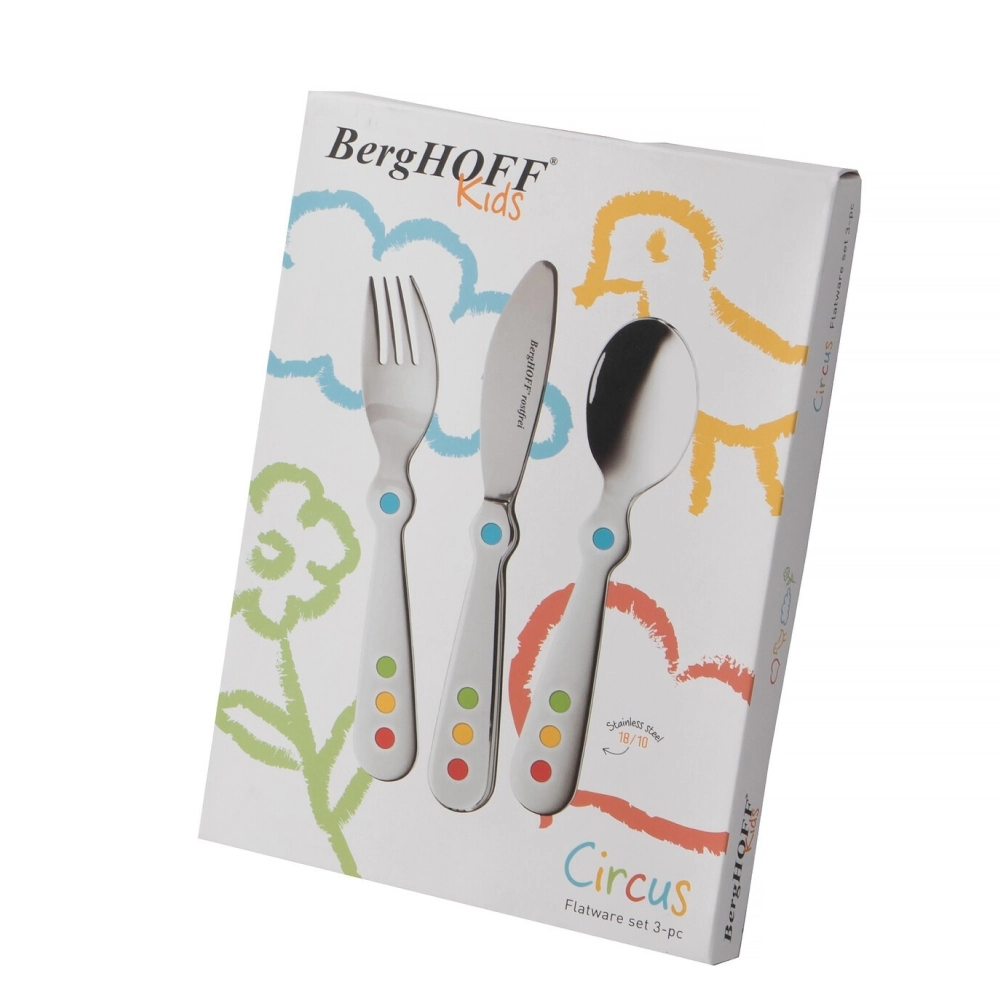 Berghoff CIRCUS 3 pr. 1204030 bolalar oshxona anjomlari to‘plami onlayn