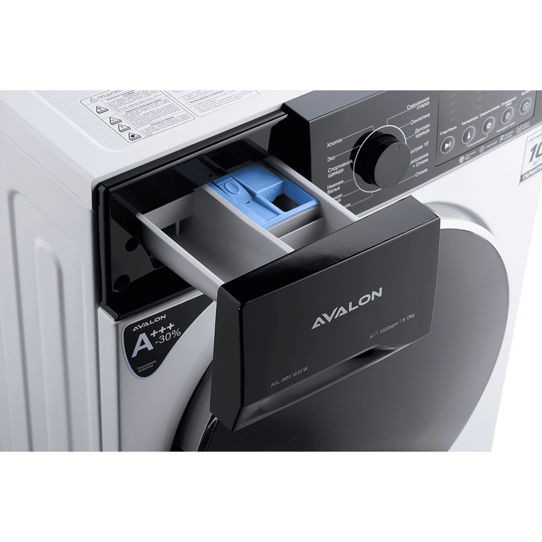Avalon AVL-WM 1810 W 8 Kg Oq kir yuvish mashinasi onlayn