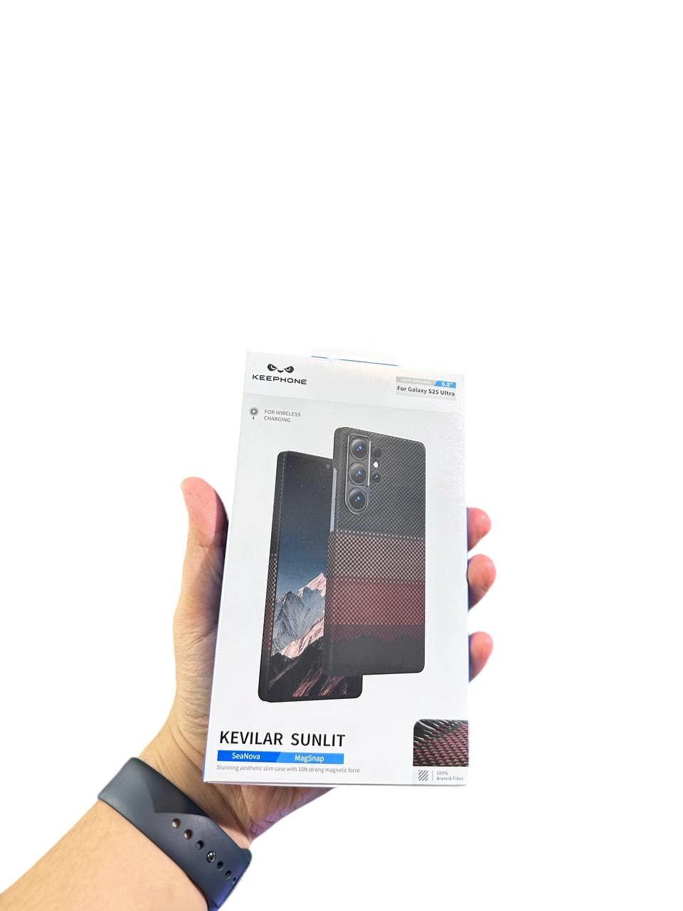 Чехол Kevilar Sunlit Aramid Fiber MagSafe для Samsung Galaxy S25 Ultra в Узбекистане