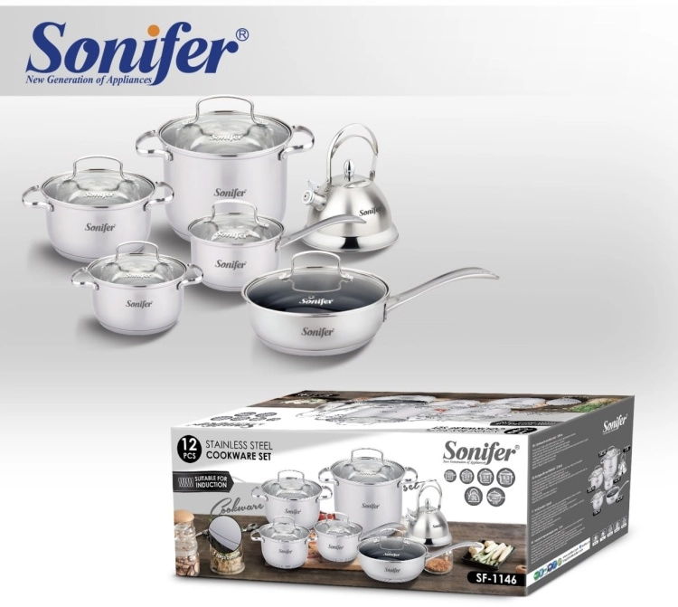 Набор кастрюль Sonifer SF-1146 купить